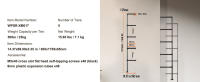 SucceBuy Estante para tuberías industriales, montaje en pared, almacenamiento, cocina, dormitorio, baño, sala de estar - details 15