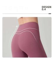 Conjunto de yoga con contraste de color para mujer, sujetador que absorbe los golpes de alto impacto con almohadillas fijas y mallas que levantan la cadera, ropa deportiva Fierss, gimnasio - details 6