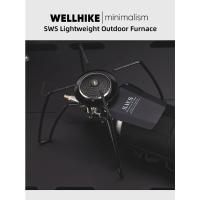 Estufa de araña, estufa de tarjeta plegable de araña negra, vajilla de Camping, utensilios de cocina para acampar, estufa de barbacoa, estufa de Gas - details 7