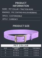 Juego arnés perros, chaleco sin tirones, arnés, Collar correa impermeable de PVC para perros pequeños, medianos y grandes - details 2