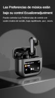 Auriculares Inalámbricos Bluetooth TWS 2024 con Pantalla Táctil LED Inteligente, Auriculares In Ear con Cancelación Activa de Ruido, Bajos Potentes, 80H de Vida de Batería, Bluetooth 5.4, Micrófono HD, Compatibles con iPhone, Samsung, Xiaomi y Huawei - details 4