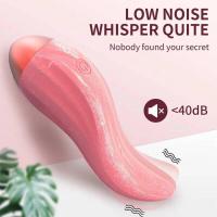 Embalaje privado, vibrador Sexy realista para lamer la lengua, estimulación del clítoris, mamada, orgasmo femenino, juguetes sexuales para adultos - details 4