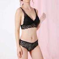 Conjunto de Lencería de Encaje sin Costuras para Mujeres Conjunto de Sujetador y Panty Bordado con Encaje Intimidad con Estilo - details 2