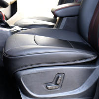 Funda de cuero PU de lujo para asiento de coche, Protector de cojín delantero negro, accesorio Universal para asiento de coche - details 1