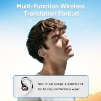 Auriculares de traducción en tiempo real, auriculares con traductor de 144 idiomas, auriculares con traductor Ai Bluetooth para teléfonos Android/iOS, dispositivo de traducción 3 en 1 para viajes de negocios - details 4