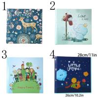 20 hojas/40 páginas película autoadhesiva álbum Diy 28x26cm película de alta capacidad cubierta DIY álbum de fotos hecho a mano INS - details 0