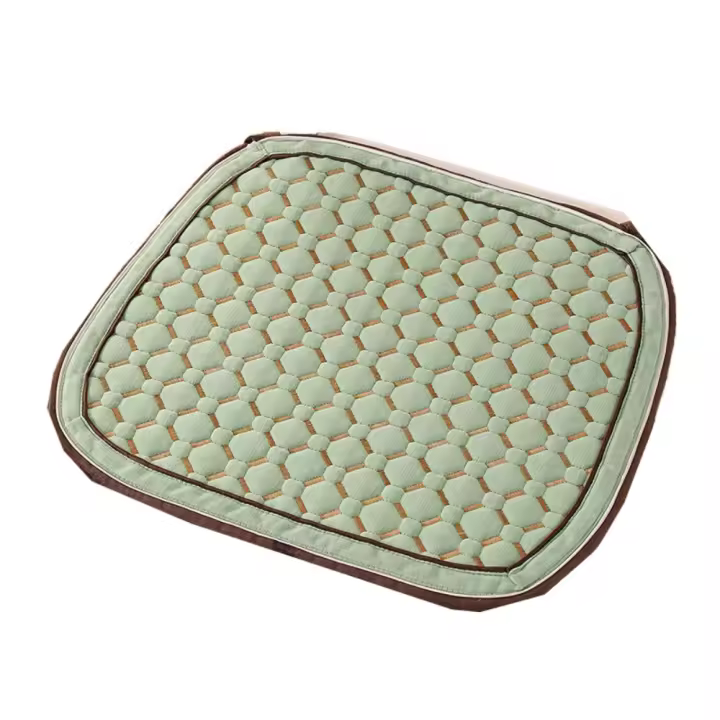 Cojín para silla de comedor Little Bear de 45x45cm, cojín cuadrado bordado transpirable antideslizante para silla, cojín suave antisuciedad para estudiantes de invierno - 1
