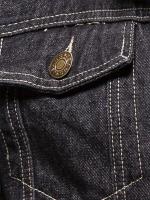 Chaqueta vaquera desgastada informal para hombre, abrigo con solapa de estilo callejero con múltiples bolsillos - details 8