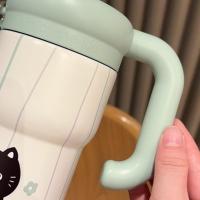 Botella de agua para beber, taza aislada de alta estética, taza helada de acero inoxidable 316, taza térmica portátil de gran capacidad para hombres - details 7