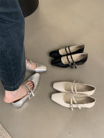 Zapatos Mary Jane de tacón en bloque para desplazamientos suaves estilo hada francesa - details 1