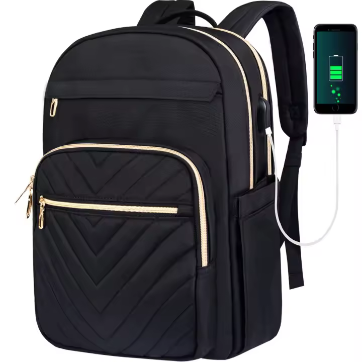 Mochila para ordenador portátil de 15,6 pulgadas, Mochila para mujer, antirrobo, viaje, trabajar, fiesta - 1