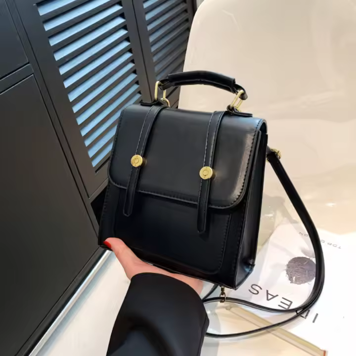 Mochila Mujer 2025 Nueva hebilla versátil Estilo universitario para mujer Bolso bandolera portátil Mochila pequeña de moda - 1
