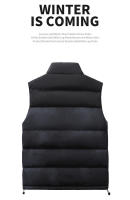 Chaleco para hombre, chaqueta de algodón de otoño e invierno, chaleco para hombre, moda juvenil cálida y holgada - details 12