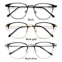 Gafas antigafas azules para hombre y mujer, gafas ultraligeras, con un gran marco para ordenador de oficina - details 1