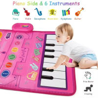 Bebé 2 en 1 Manta de Música Juguetes de Tambor para Niños Pequeños Manta de Baile - details 2