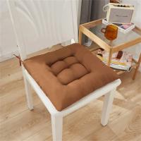 Cojín liso para silla, alfombrilla cuadrada de algodón, acolchado suave, para asiento de oficina, hogar o coche, jardín - details 4