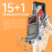Funda subacuática de buceo profesional para iPhone 14, 13, 15, 16 Pro Max, S25 Ultra, S24 FE, 50 pies/15m - details 9