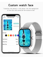 Reloj mujer inteligente Fitness deporte Bluetooth llamada sano ritmo cardíaco hombre reloj - details 3