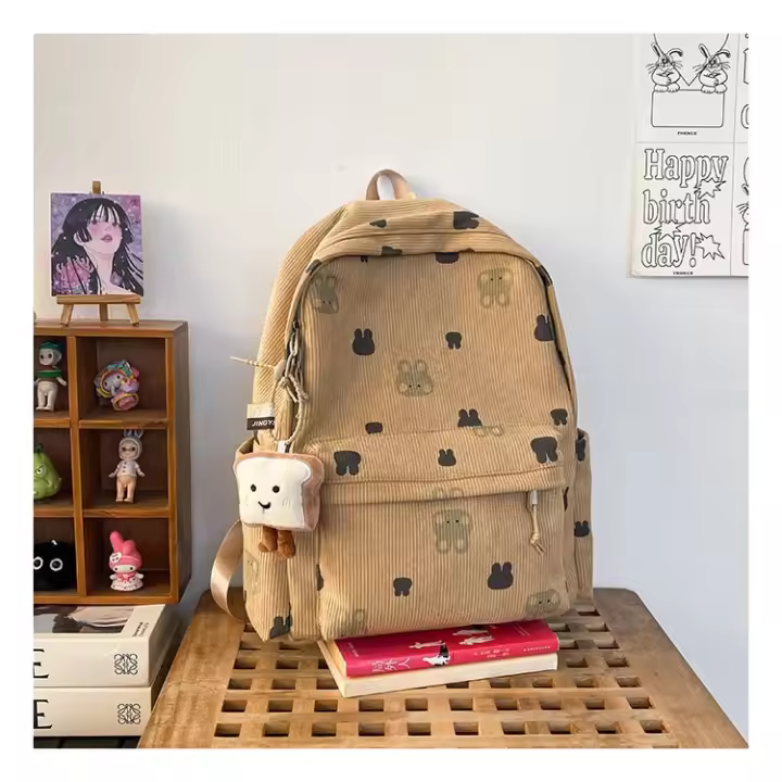 Nueva Bolsa de Mochila de Dibujos Animados Material de Nylon para Interior y Exterior - 1