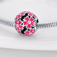 Perla de Cerezo Rosa Mágica en Plata 925 Original para DIY Pulsera de 3mm Joyería de Ladies Regalo de Cumpleaños con Piedra Principal Natural - details 15