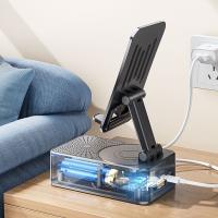 Soporte plegable para teléfono 3 en 1, altavoz Bluetooth multifunción antideslizante, soporte para teléfono portátil ajustable - details 13