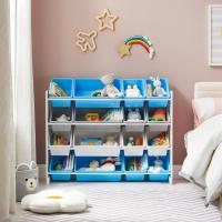 Estantería de Juguetes de 4 Niveles Organizador de Juguetes de Plástico para Niños con 16 Cajones - details 1