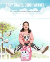 Mochilas escolares de animales para niños pequeños, morral Escolar de neopreno con dibujos de monos en 3D, para guardería - details 12