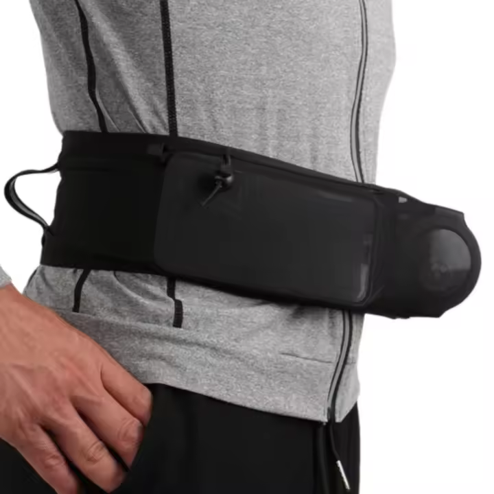 Bolsas deportivas, funda para teléfono móvil, bolsa oculta de gran capacidad, cinturón para correr, riñonera para correr, riñonera deportiva - 1
