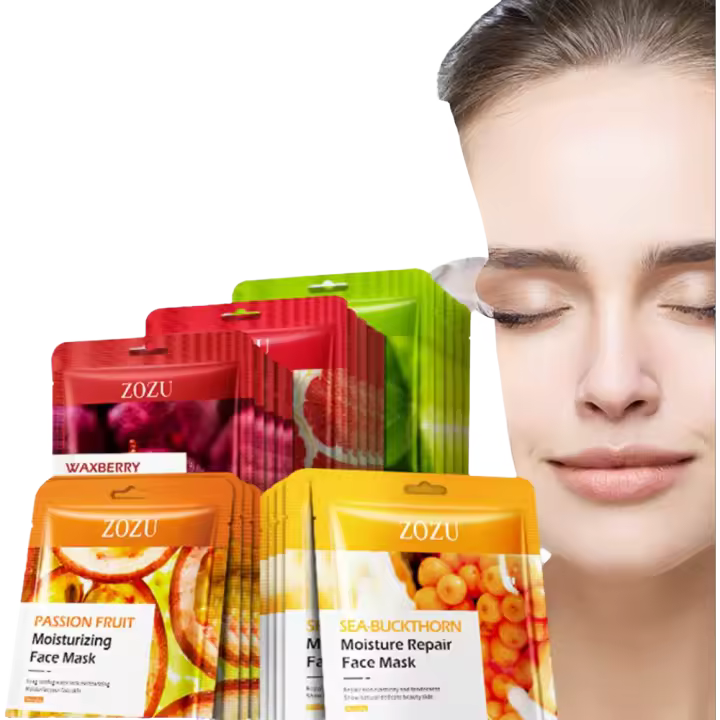Set de Mascarilla de Frutas 5Pcs para Piel Radiante y Suave con Mezcla de Bayas Rojas y Espino de Mar - 1