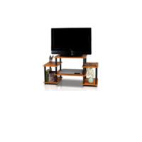 Estantería Multiusos de 4 Niveles con Puerta, Color Roble francés y Negro - details 10