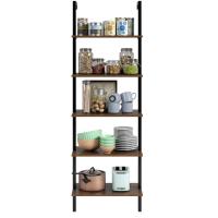 Estante de Libros Industrial Homfa Unidad de Almacenamiento de Pared para Habitación 60x35x185cm - details 5