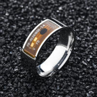 Anillo con tecnología NFC, anillo deportivo, anillo con tecnología inteligente NFC de acero inoxidable - details 9