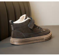 Zapatos informales para niños, zapatillas altas, zapatos deportivos para niños, zapatillas de nieve planas suaves y ligeras de piel cálida para invierno, zapatos de algodón para niños - details 30