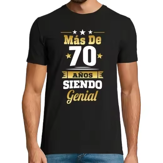 Más de 70 Años Siendo Genial Camisetas regalo jubilación - 1