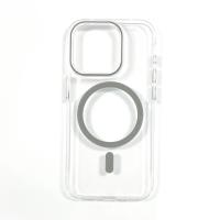Para Magsafe funda de teléfono transparente para iPhone 16 15 14 13 Pro Max Plus 16e transparente magnético inalámbrico antiarañazos cubierta de PC - details 23