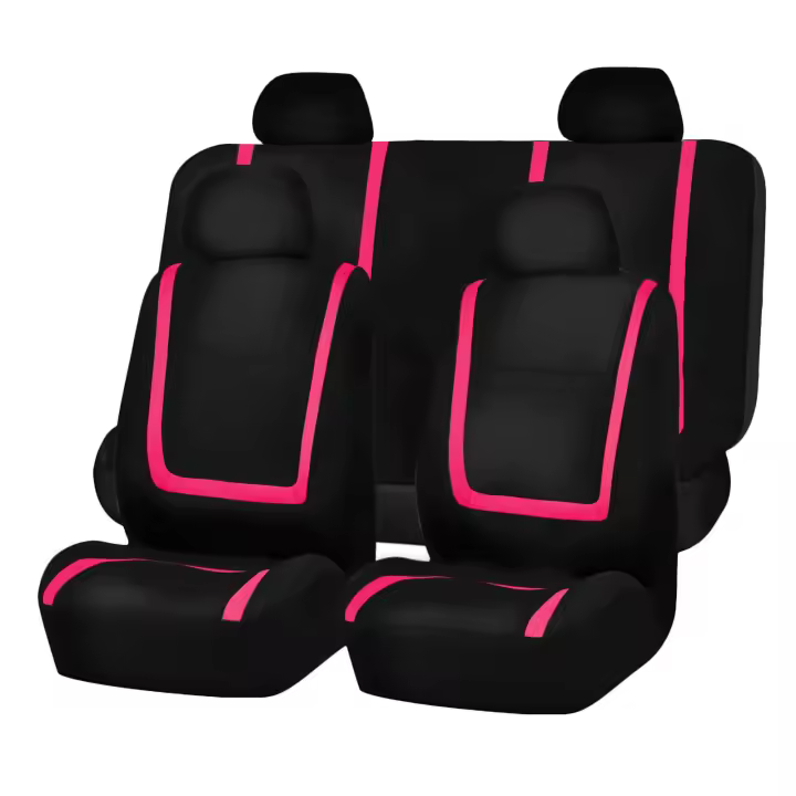 Juego de fundas universales para 5 asientos de coche, Juego de 9 piezas, Sencillo y elegante - 1