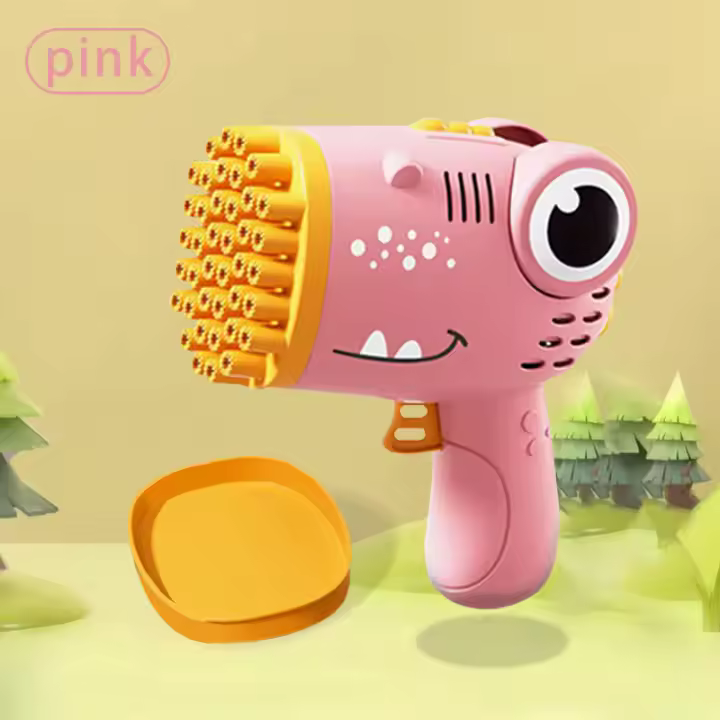 inosaur Bubble Machine Gatling Bubble Blowing Toy Parent Child Interaction Outdoorwithout battery and bubble water - 1