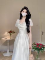 Elegante Vestido de Princesa con Diamantes Cintura Ajustable para Adelgazar - details 1