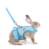 Correa de arnés para conejo con hebilla ajustable Chaleco de malla transpirable para mascotas pequeñas como conejos y cóndores - details 9