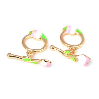 Pulsera de Tirantes Geométricos de Latón Dorado 18K Clasps para Hacer Joyería DIY - details 4