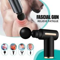 Pistola de masaje muscular facial de tejido profundo, masajeador de percusión de mano para cuerpo, espalda y pierna de cuello - details 0