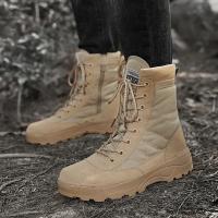 Botas tácticas para hombre, botas de combate para fuerzas especiales en el desierto, botas de montaña para exteriores - details 6
