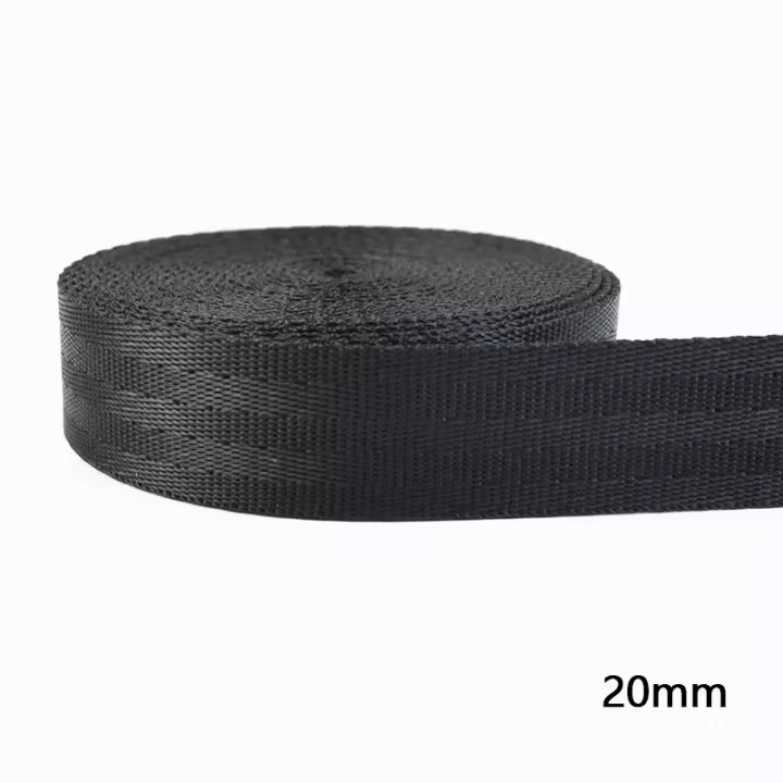 Meetee-Cinta de nailon y poliéster de 5 metros para niños, cinta Manual para asiento de seguridad, mochila, correa para mascotas, Material para manualidades, 20-50mm - 1