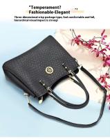 Bandolera de un solo hombro de gran capacidad para mujer, moda de verano 2024, textil versátil, práctica cremallera para ir al trabajo - details 3