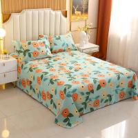 Sábanas de flores rotas para cama, colcha sencilla en la cama de talla grande, sábanas dobles Queen King con fundas de almohada, 3 uds. - details 10