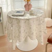 Mantel con borlas de Margarita de estilo coreano, decoración redonda de té de flores de algodón, juego de mesa de cocina, restaurante de bodas - details 5
