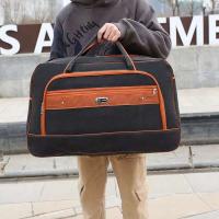 Bolso de viaje de lona plegable multifuncional, ligero, de gran capacidad, bolso cruzado para mudanza, casa, viaje de negocios - details 1