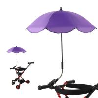 360 °   Paraguas plegable para cochecito de bebé, sombrilla ajustable, sombrilla para cochecito de bebé, protección solar UV para exteriores, toldo para cochecito de bebé - details 5