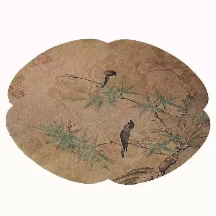 Tapete de té de estilo chino con patrones de bambú para ceremonia del té, tapete de mesa impermeable con aislamiento térmico, tapete de vajilla antideslizante Vintage para el hogar - 1