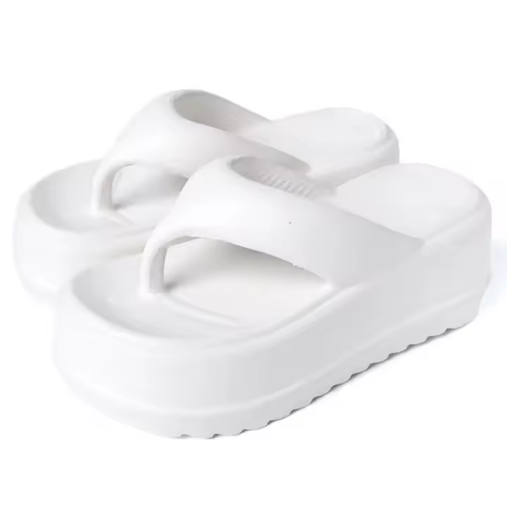 Chanclas De Plataforma EVA Para Mujer, Sandalias De Tacón Cómodas, Informales, Para La Playa, Novedad De Verano, - 1